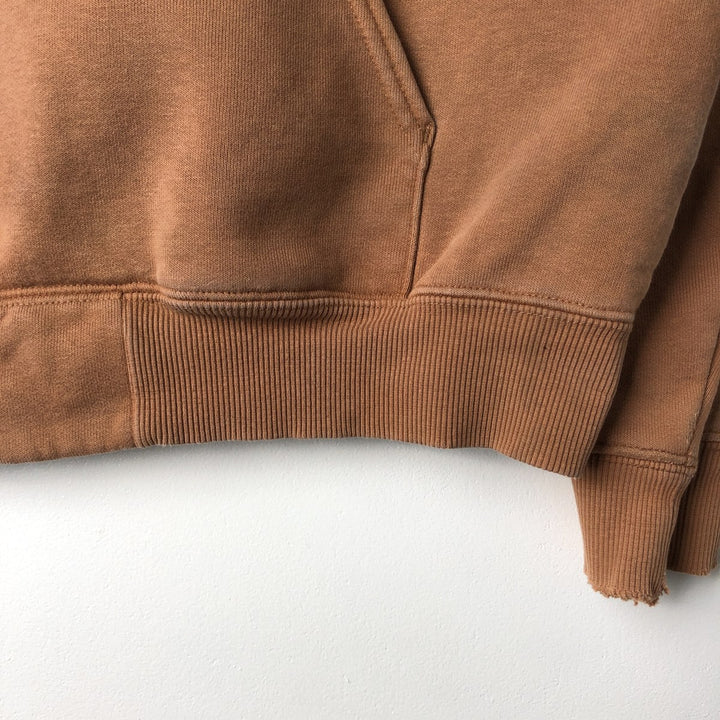00'S Carhartt Sweat Full Zip Hoodie Men's L size cotton brown type Vintage Second Hand