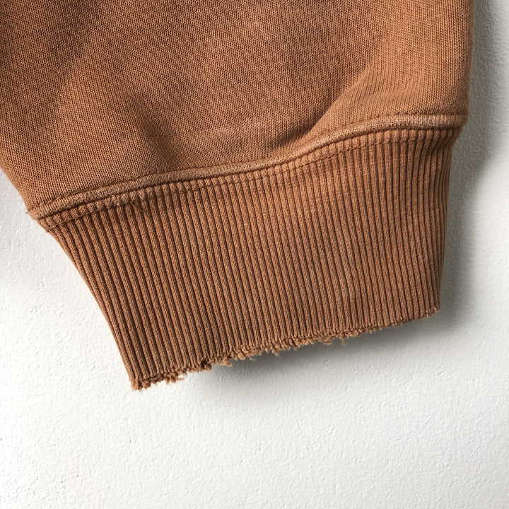 00'S Carhartt Sweat Full Zip Hoodie Men's L size cotton brown type Vintage Second Hand