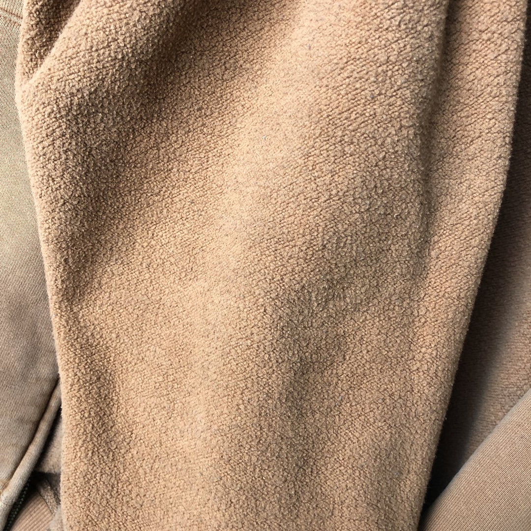 00'S Carhartt Sweat Full Zip Hoodie Men's L size cotton brown type Vintage Second Hand