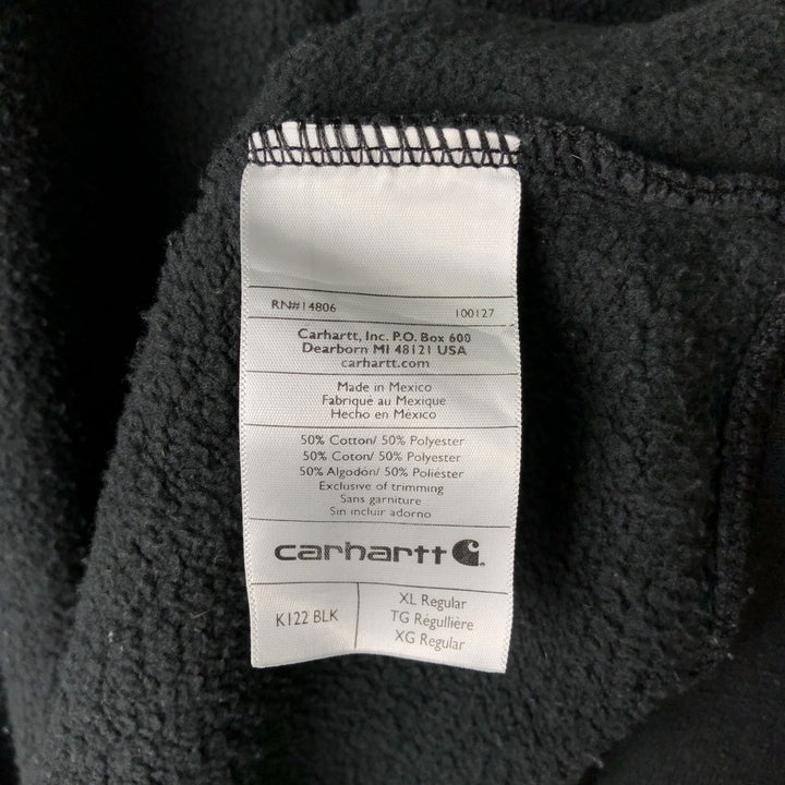 Carhartt ORIGINAL FIT Sweat Full Zip Hoodie Men's XL cotton black type Vintage Second Hand