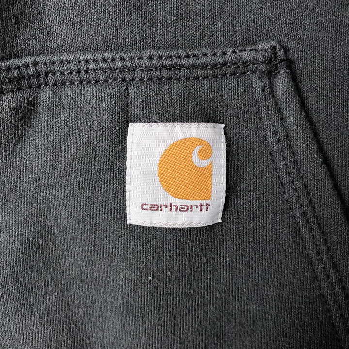 Carhartt ORIGINAL FIT Sweat Full Zip Hoodie Men's XL cotton black type Vintage Second Hand