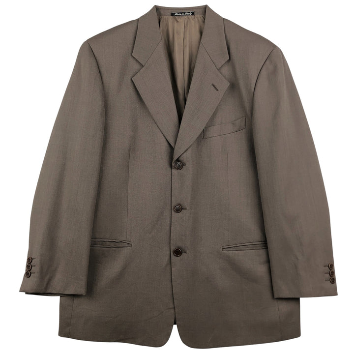 MANI Wool Tailored Jacket, Made in Italy, Men's Size M, Vintage wool gray type Vintage Second Hand