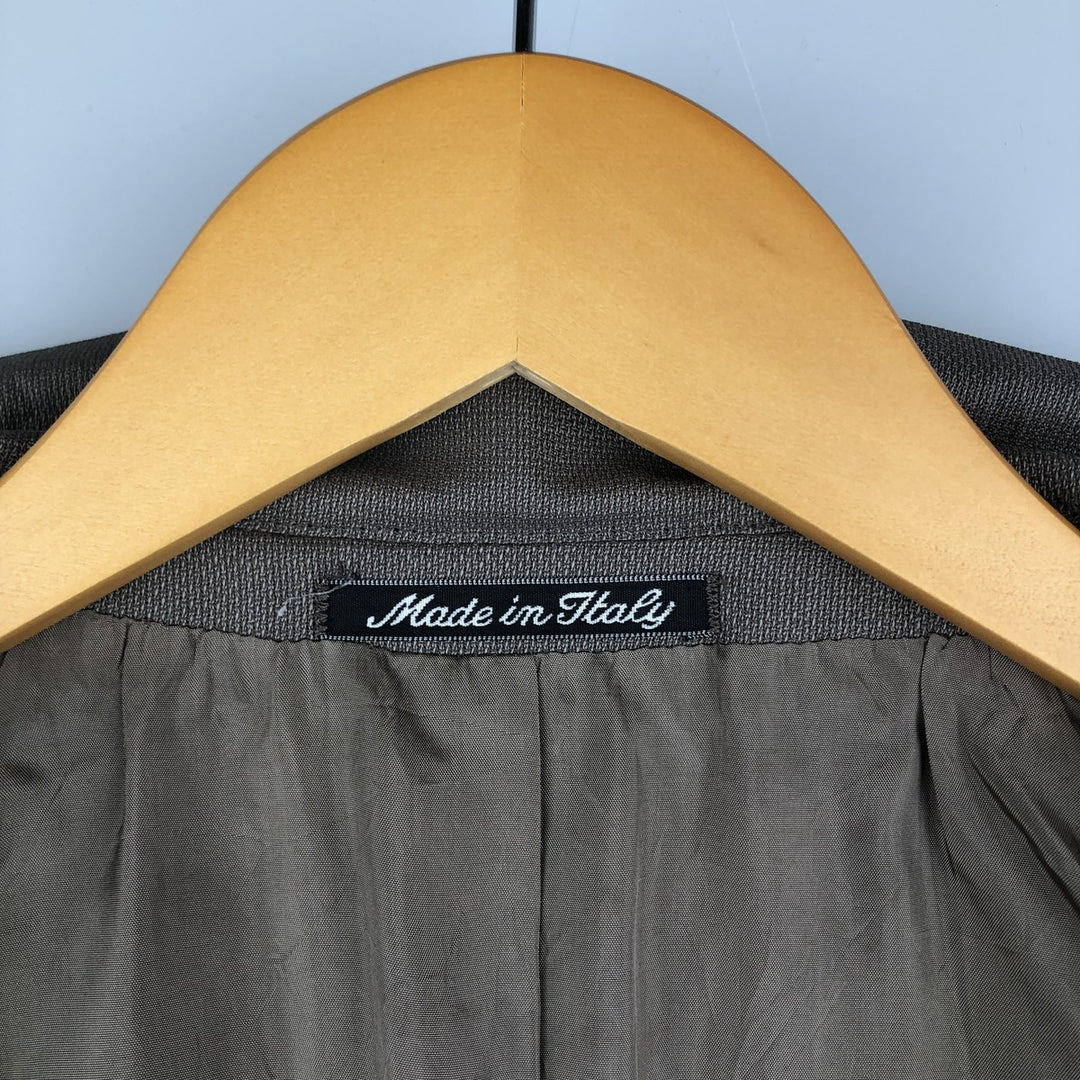 MANI Wool Tailored Jacket, Made in Italy, Men's Size M, Vintage wool gray type Vintage Second Hand