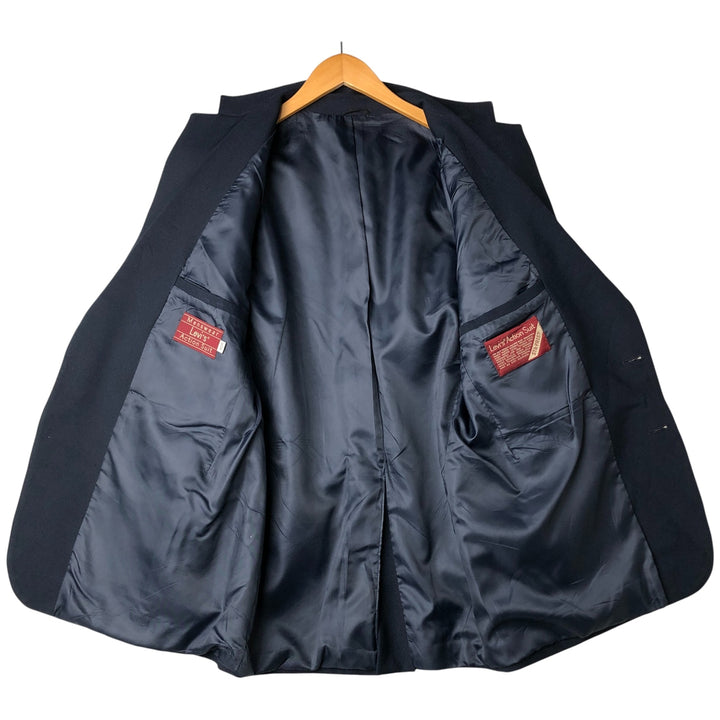 Vintage 70s-80'S Levi's Action Suit Sta-Press Navy Blazer, Tailored Jacket, Men's Size Medium unclear navy blue type Vintage Second Hand