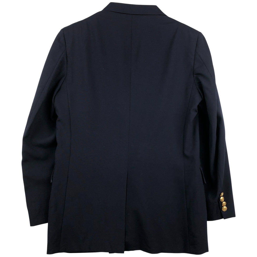 Nordstrom Navy Blazer, Tailored Jacket, Made in USA, Men's Size Small wool navy blue type Vintage Second Hand