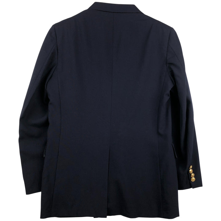 Nordstrom Navy Blazer, Tailored Jacket, Made in USA, Men's Size Small wool navy blue type Vintage Second Hand