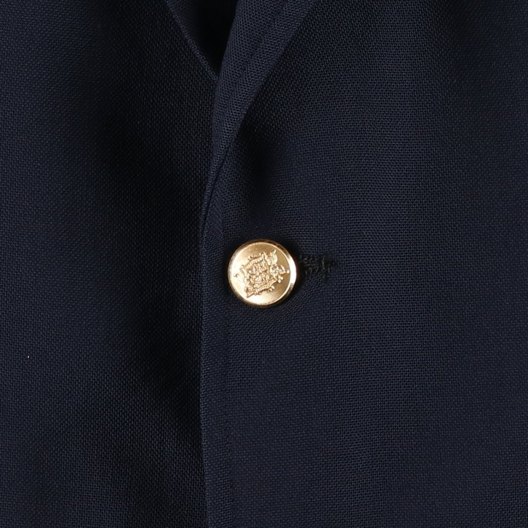 John Weitz Navy Blazer, Tailored Jacket, Made in USA, Men's Size Medium unclear navy blue type Vintage Second Hand