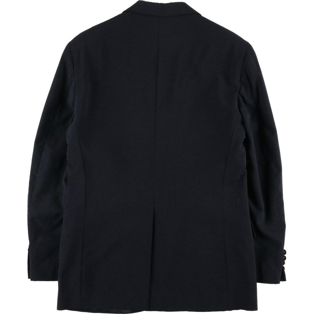 CHRISTOPHER HAYES Navy Blazer, Tailored Jacket, Made in USA, Men's Size M wool navy blue type Vintage Second Hand