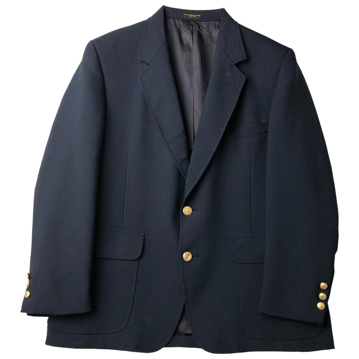 Boegel's Navy Blazer, Tailored Jacket, Made in USA, Men's Size Medium unclear navy blue type Vintage Second Hand