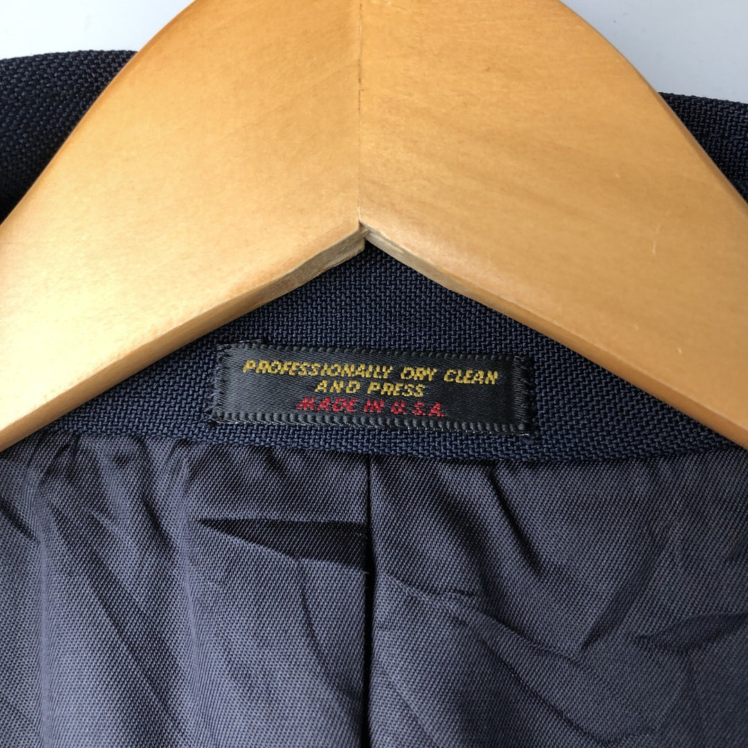 Boegel's Navy Blazer, Tailored Jacket, Made in USA, Men's Size Medium unclear navy blue type Vintage Second Hand
