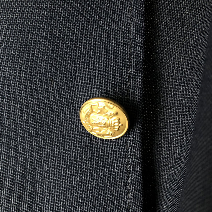 Boegel's Navy Blazer, Tailored Jacket, Made in USA, Men's Size Medium unclear navy blue type Vintage Second Hand