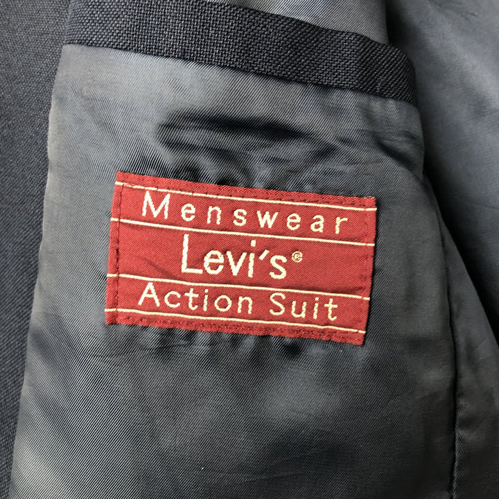 Vintage 70s-80'S Levi's Action Suit Sta-Press Navy Blazer, Tailored Jacket, Men's Size Medium unclear navy blue type Vintage Second Hand