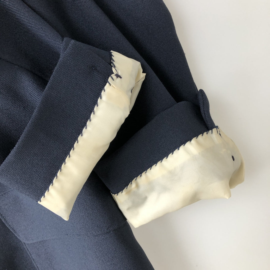 Vintage 70s-80'S Levi's Action Suit Sta-Press Navy Blazer, Tailored Jacket, Men's Size Medium unclear navy blue type Vintage Second Hand
