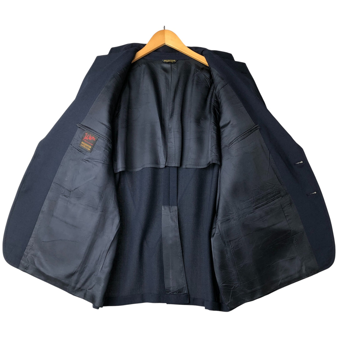 John Weitz Navy Blazer, Tailored Jacket, Made in USA, Men's Size L unclear navy blue type Vintage Second Hand