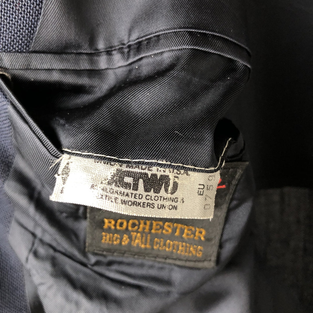 John Weitz Navy Blazer, Tailored Jacket, Made in USA, Men's Size L unclear navy blue type Vintage Second Hand