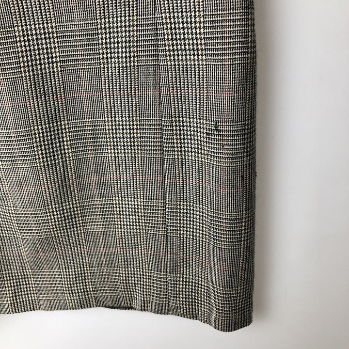 Bert Pulitzer Glen Plaid Wool Tailored Jacket, Made in USA, Men's Size M wool ivory Vintage Second Hand
