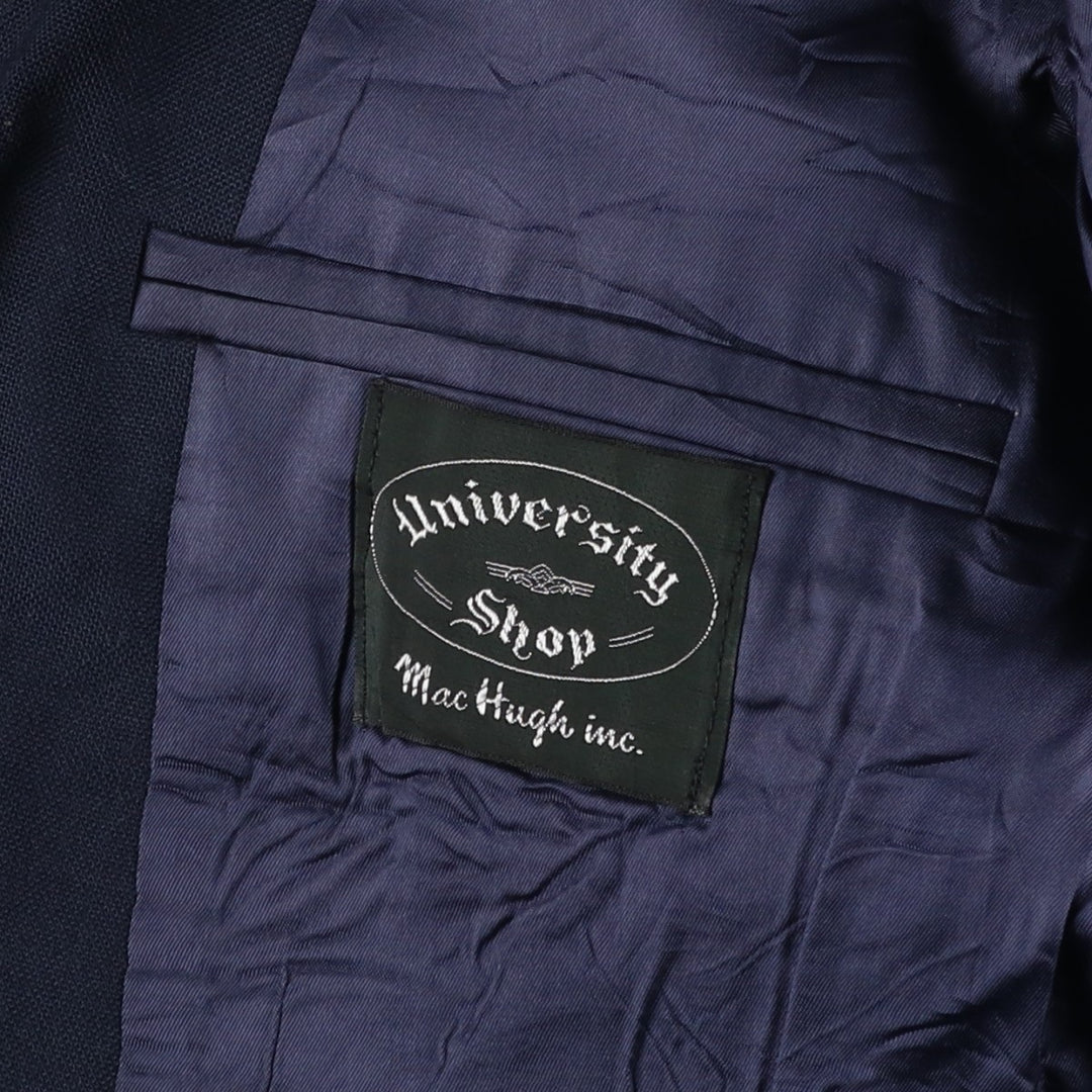 University Shop Navy Blazer Tailored Jacket Men's Size Small unclear navy blue type Vintage Second Hand