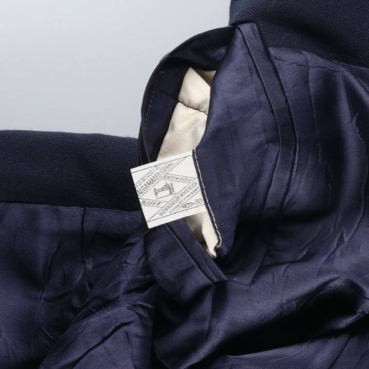 University Shop Navy Blazer Tailored Jacket Men's Size Small unclear navy blue type Vintage Second Hand