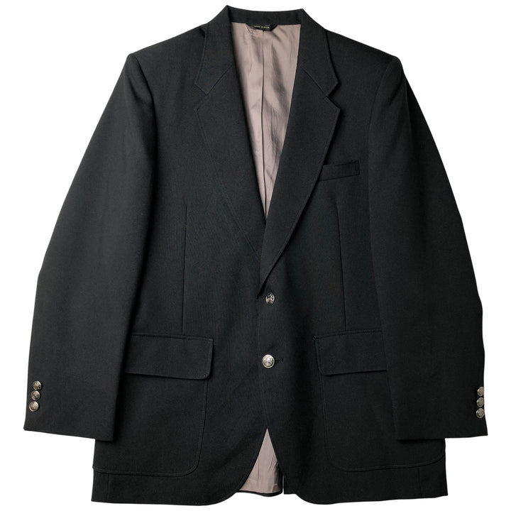 EDGEWORTH Tailored Jacket, Made in USA, Men's Size M unclear black type Vintage Second Hand