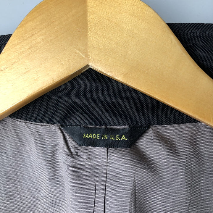 EDGEWORTH Tailored Jacket, Made in USA, Men's Size M unclear black type Vintage Second Hand