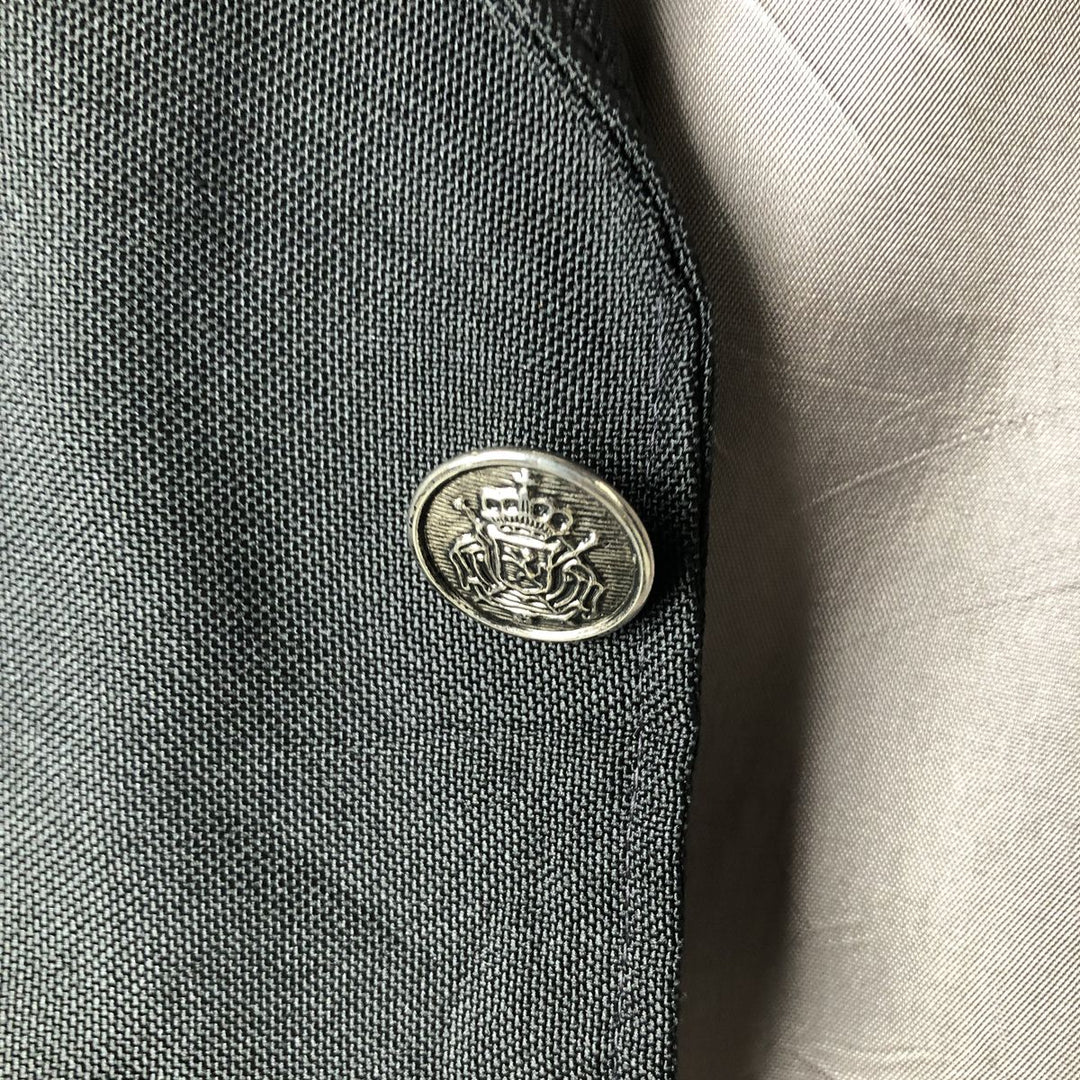 EDGEWORTH Tailored Jacket, Made in USA, Men's Size M unclear black type Vintage Second Hand