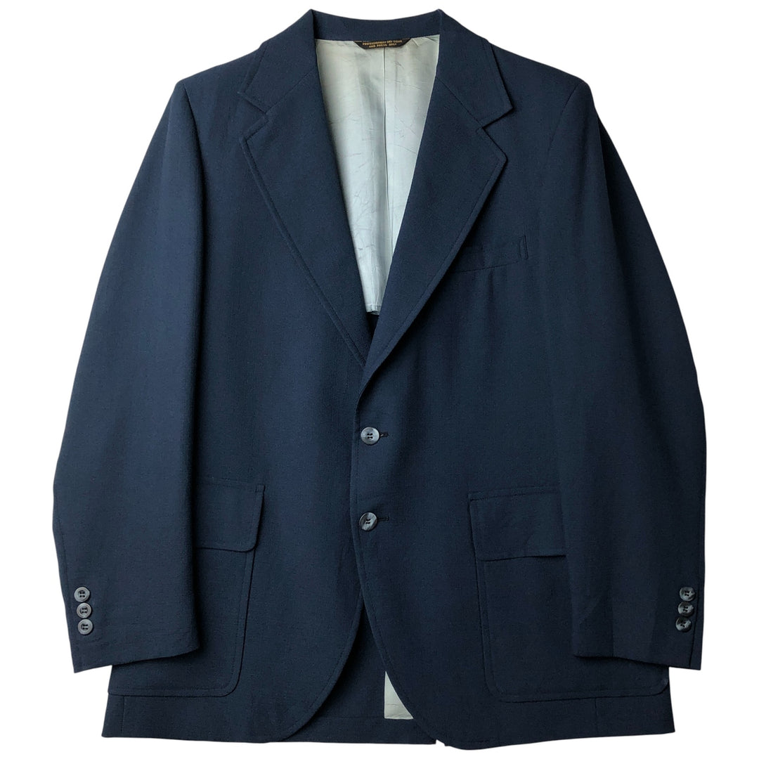 1990'S Vintage Palm Beach Tailored Jacket, Made in USA, Men's Size Medium unclear navy blue type Vintage Second Hand