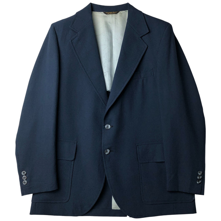 1990'S Vintage Palm Beach Tailored Jacket, Made in USA, Men's Size Medium unclear navy blue type Vintage Second Hand