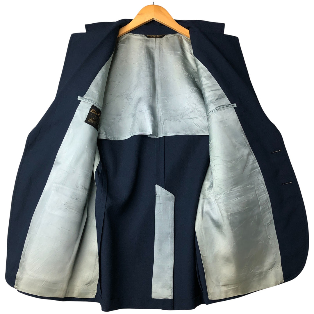 1990'S Vintage Palm Beach Tailored Jacket, Made in USA, Men's Size Medium unclear navy blue type Vintage Second Hand