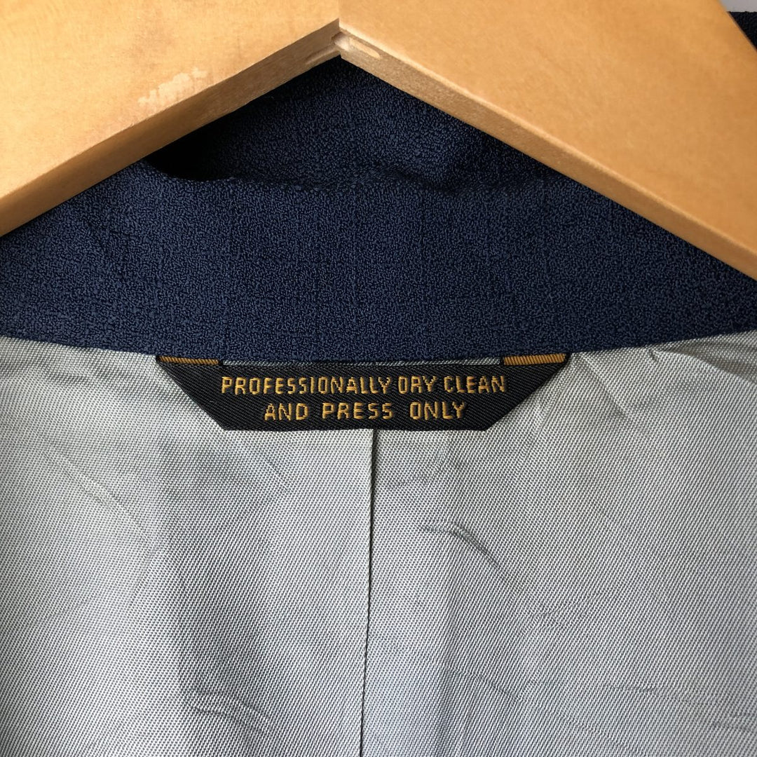 1990'S Vintage Palm Beach Tailored Jacket, Made in USA, Men's Size Medium unclear navy blue type Vintage Second Hand