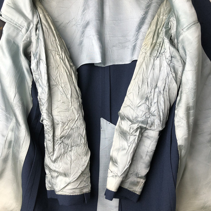 1990'S Vintage Palm Beach Tailored Jacket, Made in USA, Men's Size Medium unclear navy blue type Vintage Second Hand