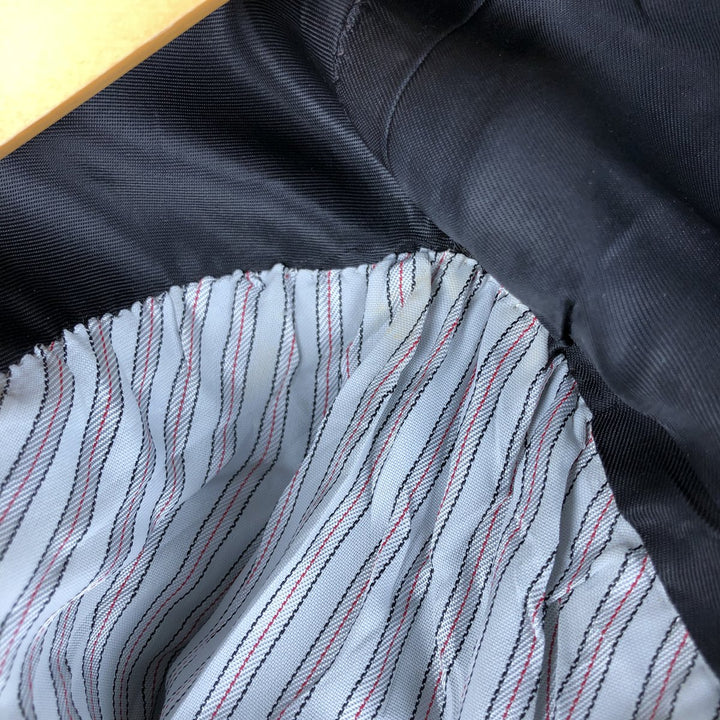 Andies Sevilla Striped Wool Tailored Jacket, Men's Size L unclear Charcoal Vintage Second Hand