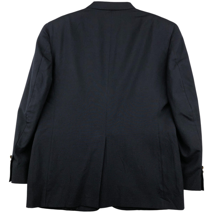 AUSTIN REED Navy Blazer, Tailored Jacket, Made in USA, Men's Size Medium wool navy blue type Vintage Second Hand