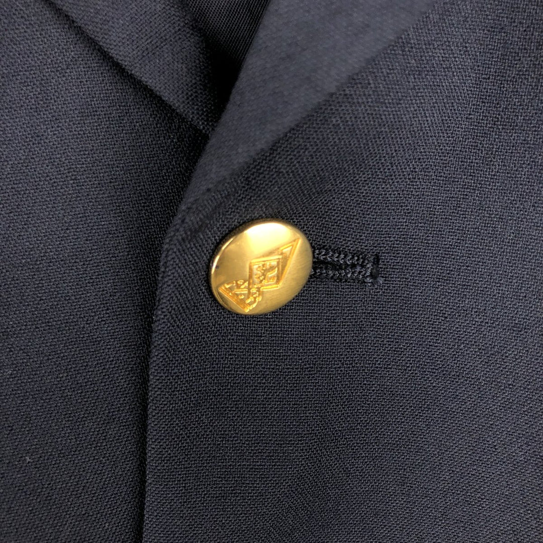 AUSTIN REED Navy Blazer, Tailored Jacket, Made in USA, Men's Size Medium wool navy blue type Vintage Second Hand