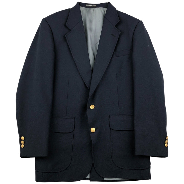 Stafford Navy Blazer, Tailored Jacket, Made in USA, Men's Size M unclear navy blue type Vintage Second Hand