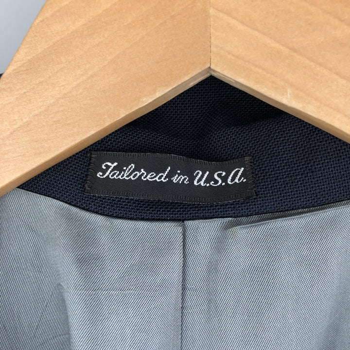 Stafford Navy Blazer, Tailored Jacket, Made in USA, Men's Size M unclear navy blue type Vintage Second Hand