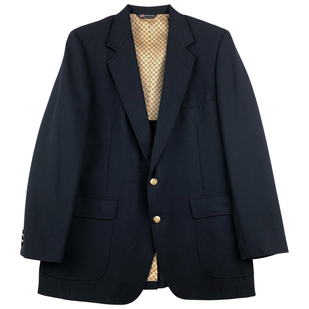 John Alexander Navy Blazer, Tailored Jacket, Made in USA, Men's Size Medium unclear navy blue type Vintage Second Hand
