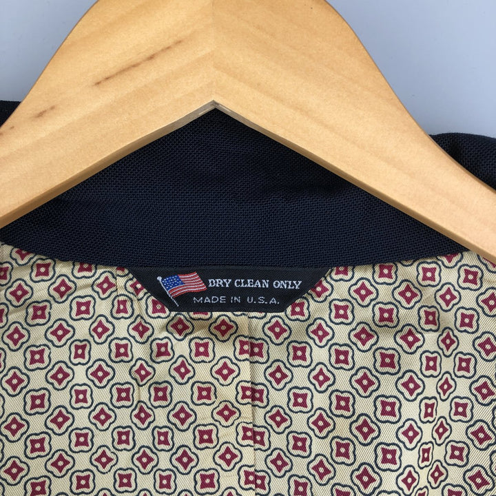 John Alexander Navy Blazer, Tailored Jacket, Made in USA, Men's Size Medium unclear navy blue type Vintage Second Hand