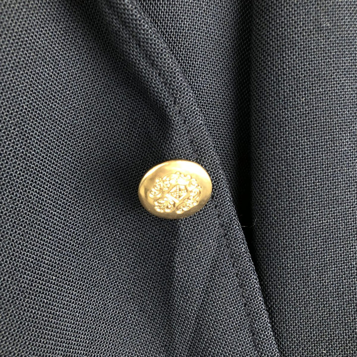 John Alexander Navy Blazer, Tailored Jacket, Made in USA, Men's Size Medium unclear navy blue type Vintage Second Hand
