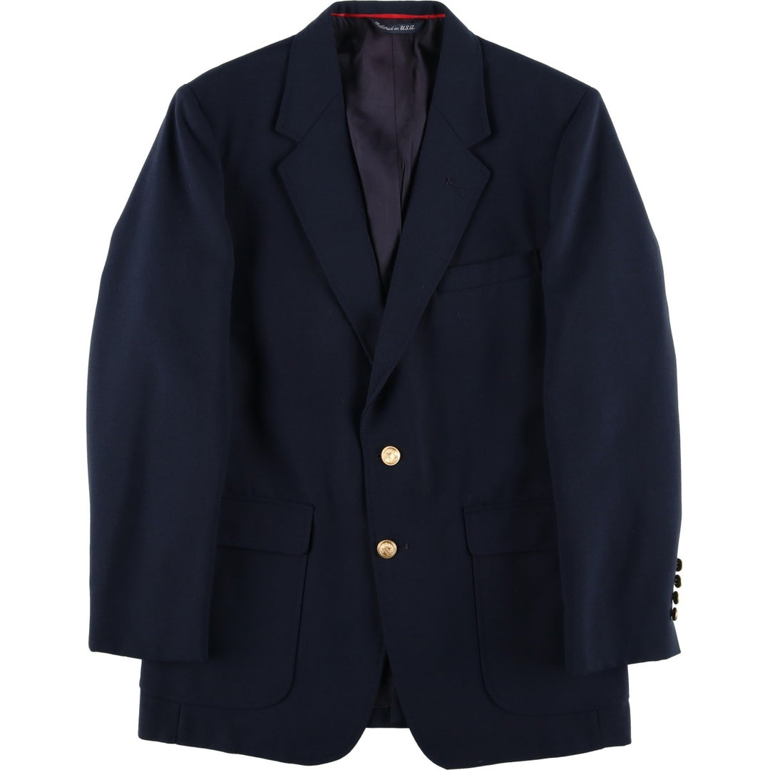 Ross and Cromarty Navy Blazer, Tailored Jacket, Made in USA, Men's Size Medium unclear navy blue type Vintage Second Hand