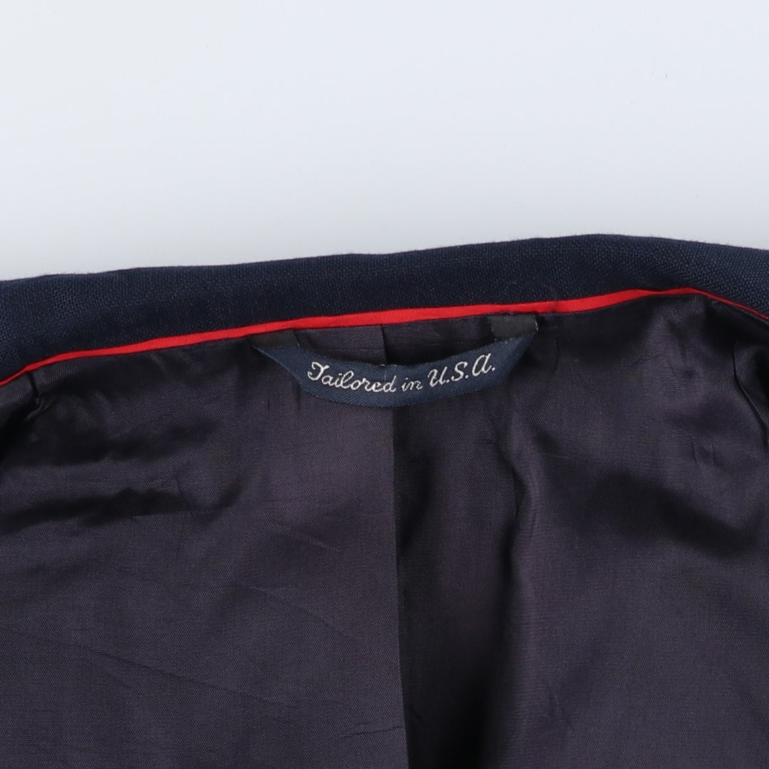 Ross and Cromarty Navy Blazer, Tailored Jacket, Made in USA, Men's Size Medium unclear navy blue type Vintage Second Hand