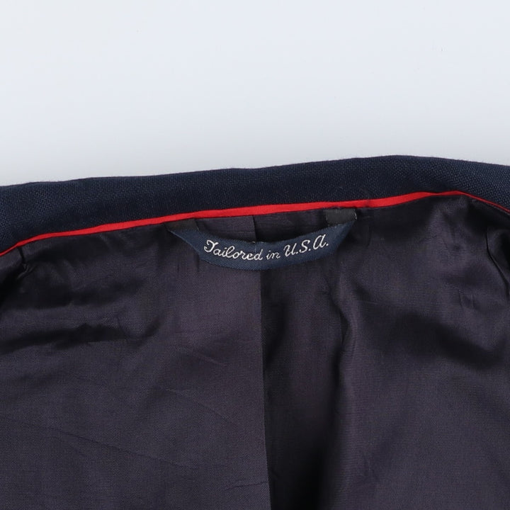 Ross and Cromarty Navy Blazer, Tailored Jacket, Made in USA, Men's Size Medium unclear navy blue type Vintage Second Hand