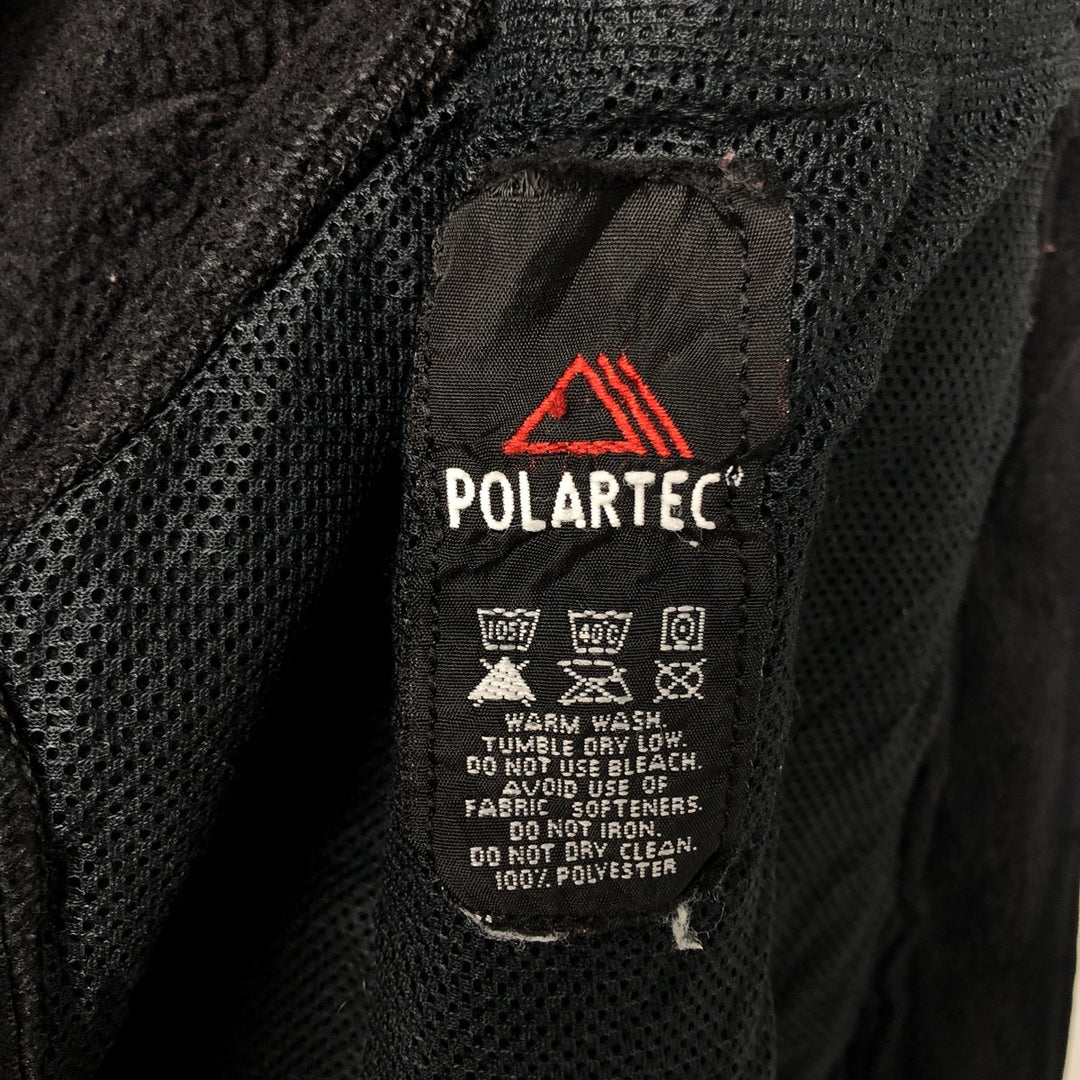 2000'S US Military Fleece Jacket, Made in USA, Medium, Men's Size M polyester black type Vintage Second Hand