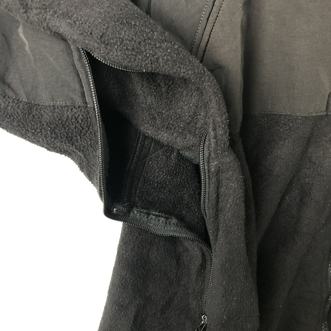 2000'S US Military Fleece Jacket, Made in USA, Medium, Men's Size M polyester black type Vintage Second Hand