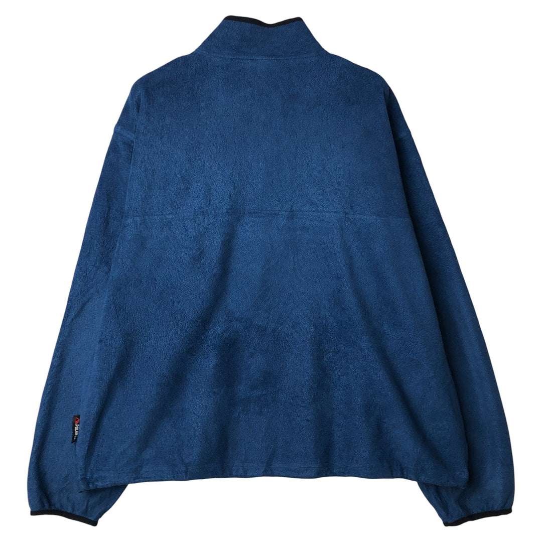 Vintage 90s-00'S Timberland Half-Zip Fleece Pullover, Men's XL polyester blue type Vintage Second Hand