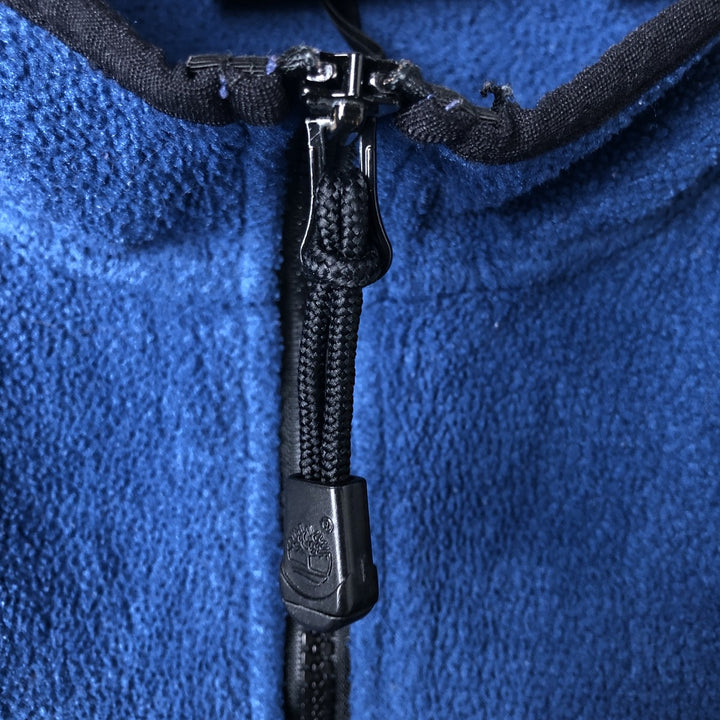 Vintage 90s-00'S Timberland Half-Zip Fleece Pullover, Men's XL polyester blue type Vintage Second Hand