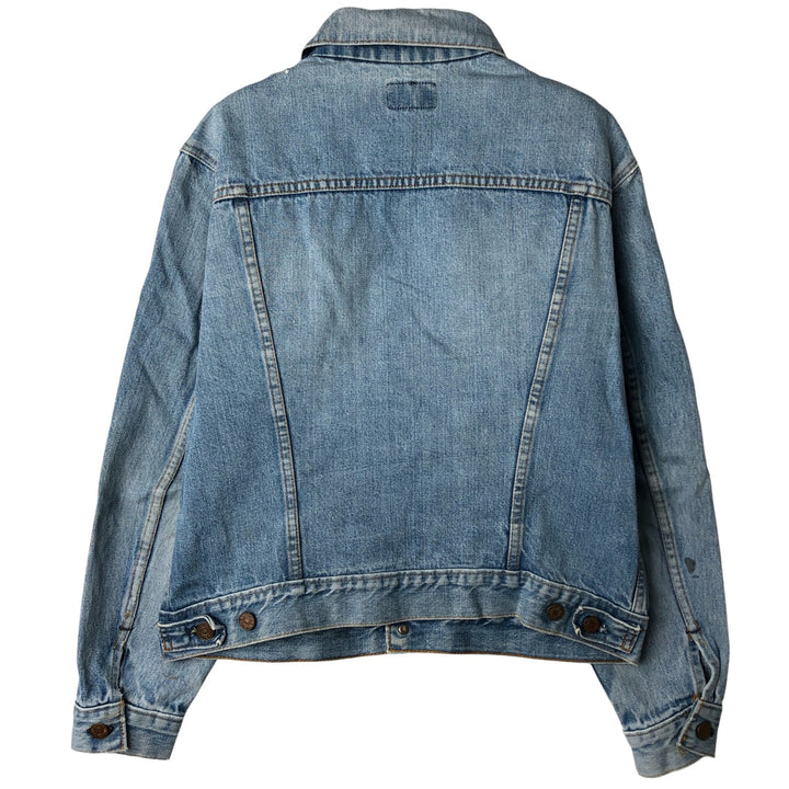 Levi's denim jacket, denim jacket, men's size L unclear blue type Vintage Second Hand
