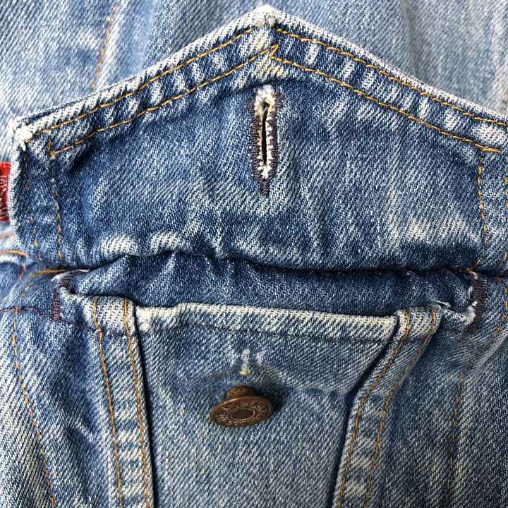 Levi's denim jacket, denim jacket, men's size L unclear blue type Vintage Second Hand