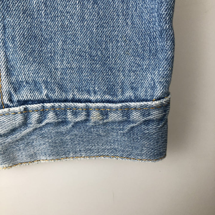 Levi's denim jacket, denim jacket, men's size L unclear blue type Vintage Second Hand