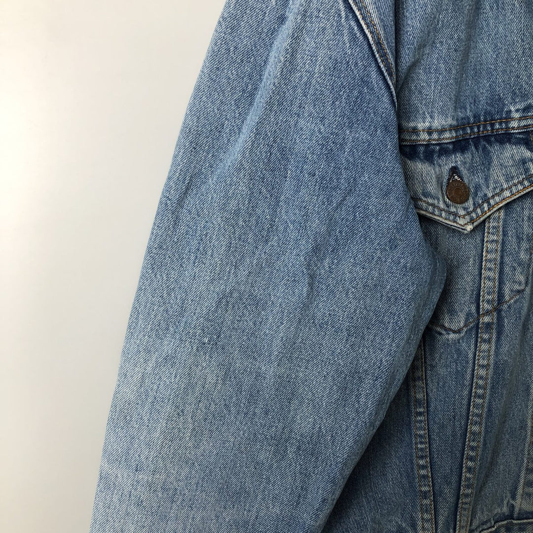 Levi's denim jacket, denim jacket, men's size L unclear blue type Vintage Second Hand