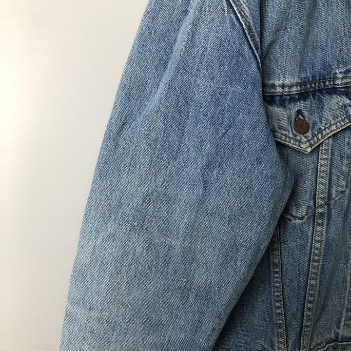 Levi's denim jacket, denim jacket, men's size L unclear blue type Vintage Second Hand